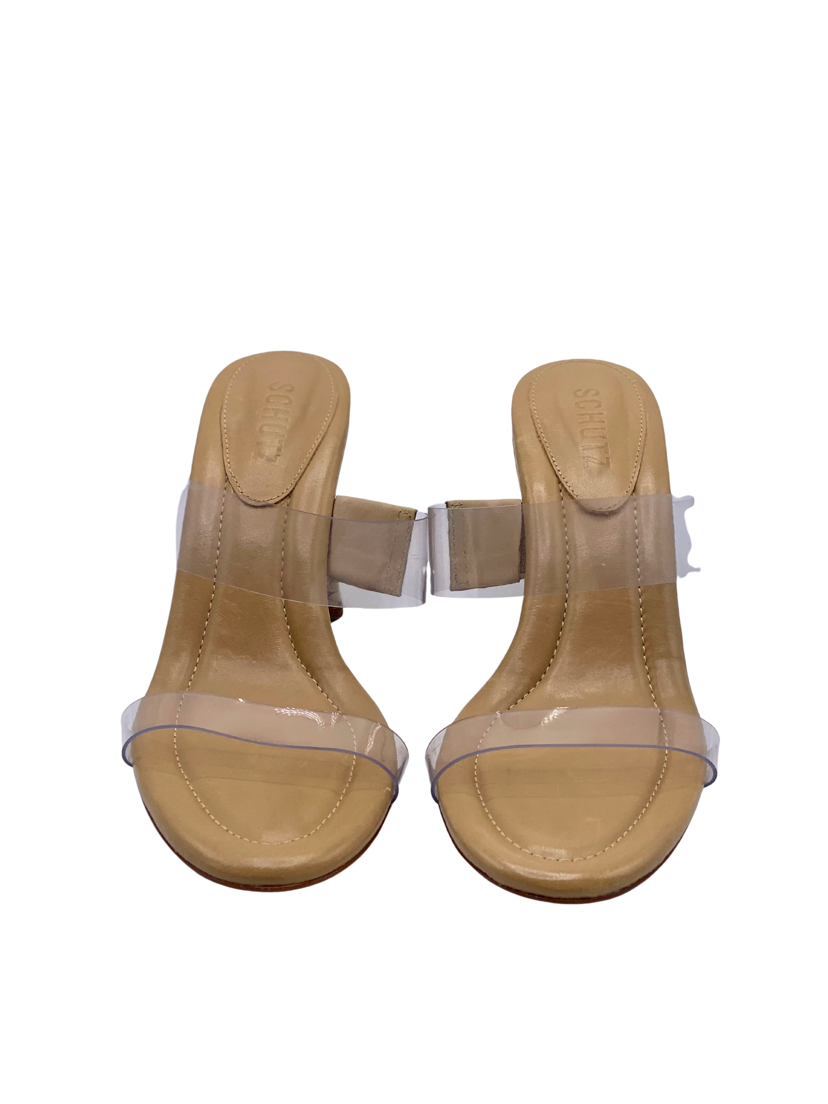 Sandalia Shutz Raffia (37)