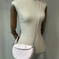 Bandolera Rosa Tory Burch Mini Fleming Soft Crescent