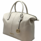 Cartera Blanca Michael Kors Hyde Large Satchel