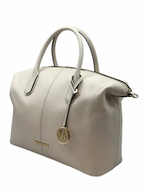 Cartera Blanca Michael Kors Hyde Large Satchel