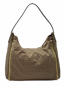 Cartera Beige Fendi Zucca Vintage