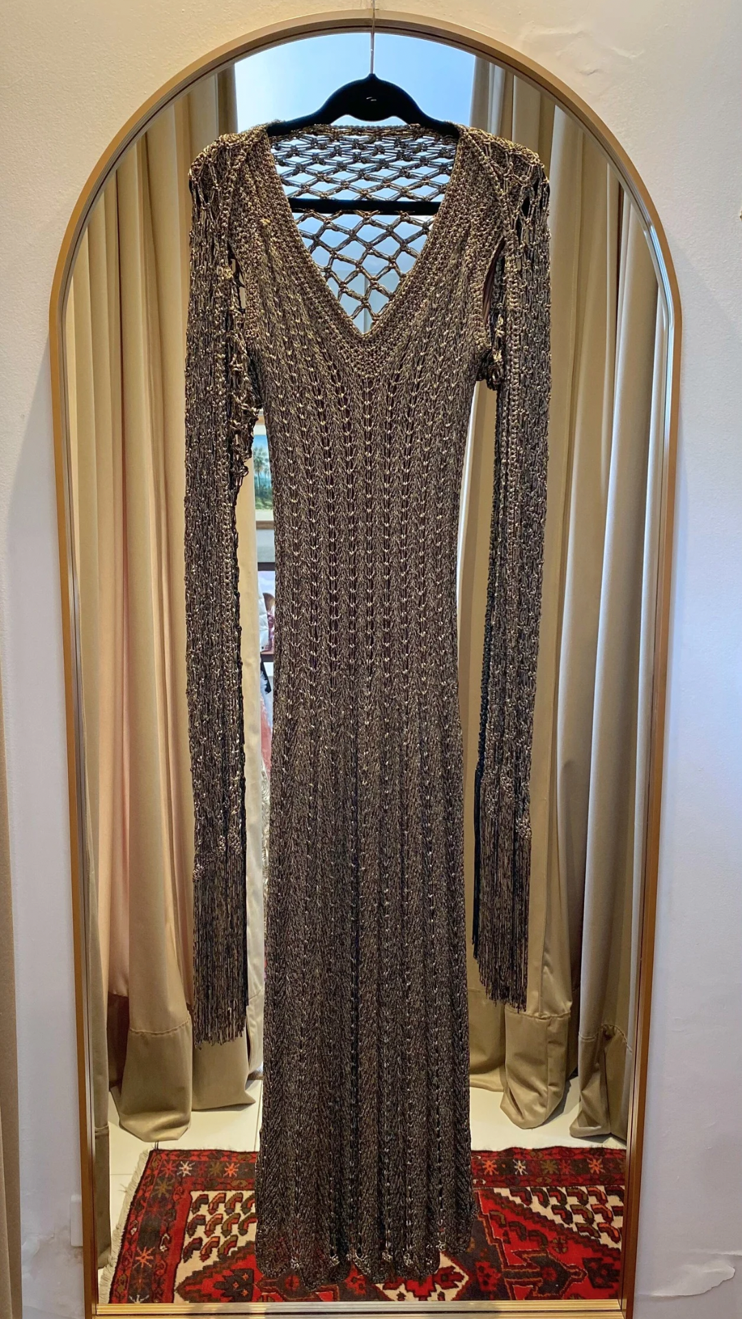 Vestido Largo Tejido Patricia Barrera (M)