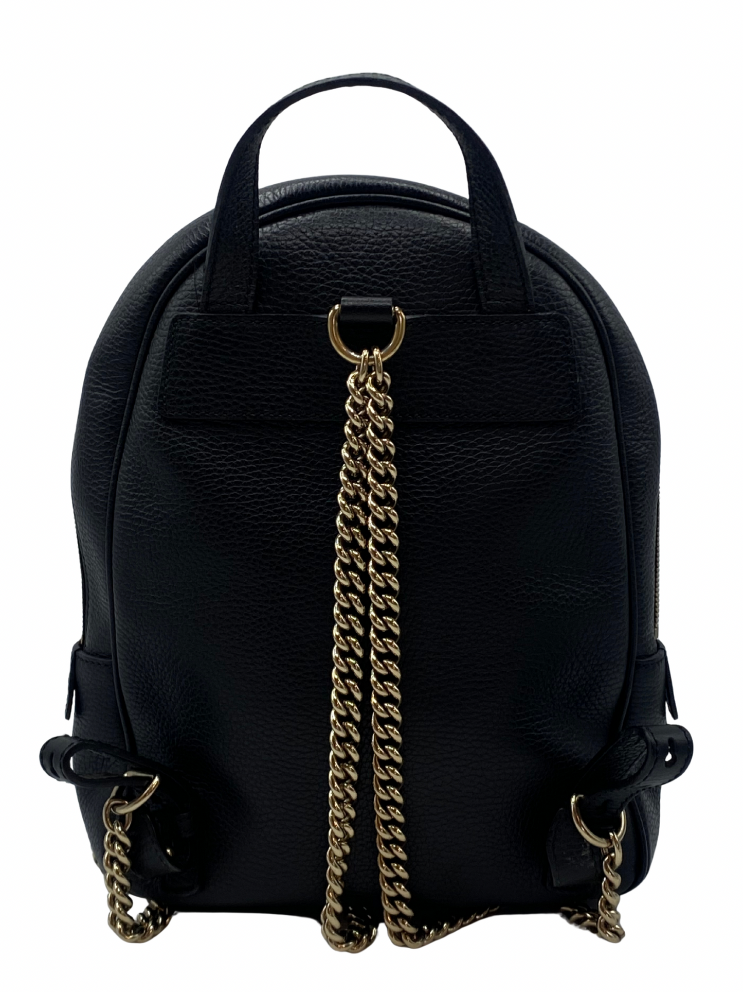 Mochila Negra Gucci Soho Interlocking