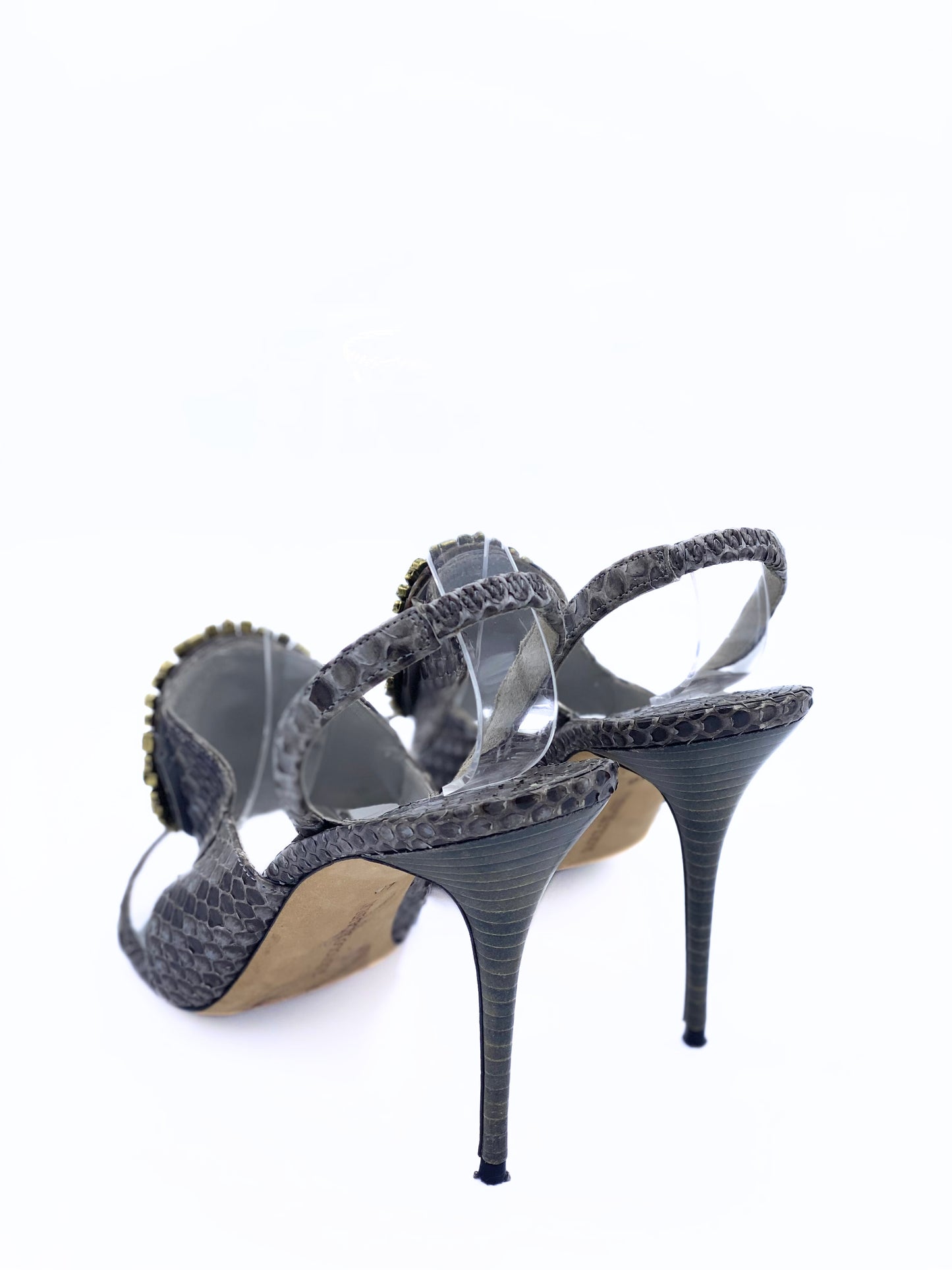 Sandalia Manolo Blahnik Python (Eu 40)