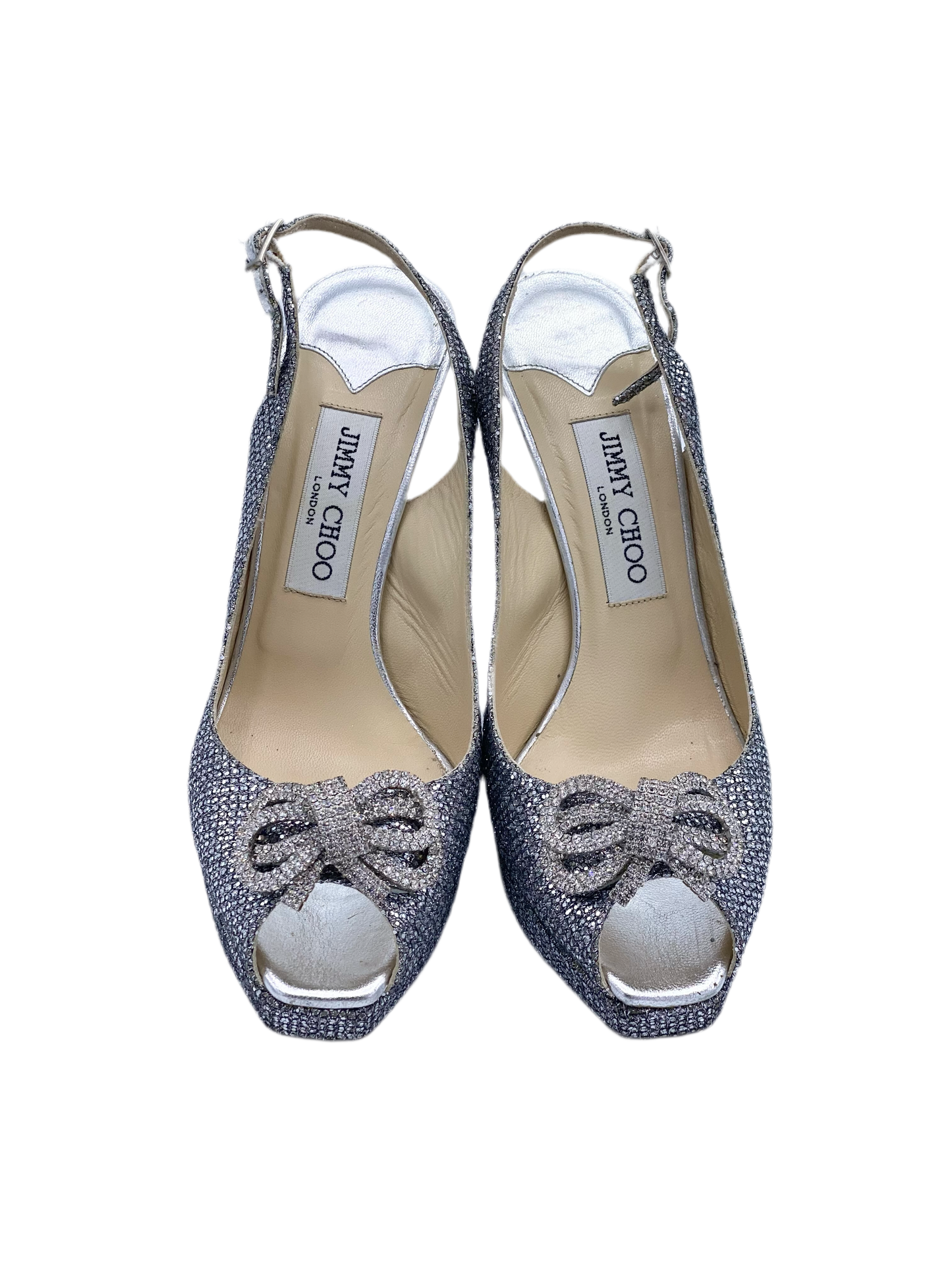 Sandalia Jimmy Choo Karina Metallic (37.5)