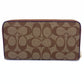 Billetera Coach Monogram Zip Around