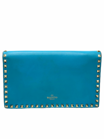 Clutch Celeste Valentino Garavani Rockstud