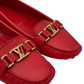 Mocasines Rojos Louis Vuitton (Talle 38.5)
