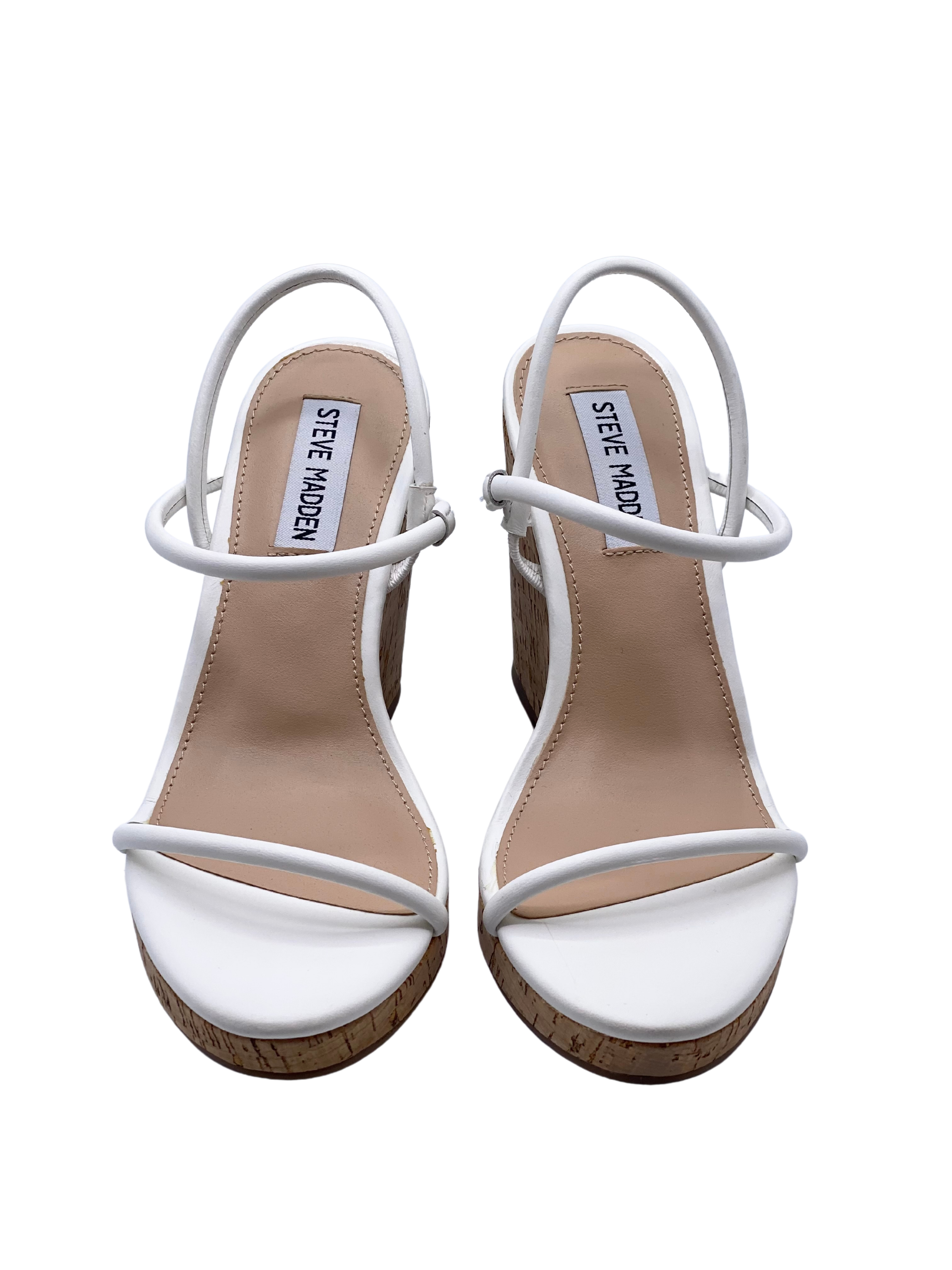 Sandalia Steve Madden Blanca (36)