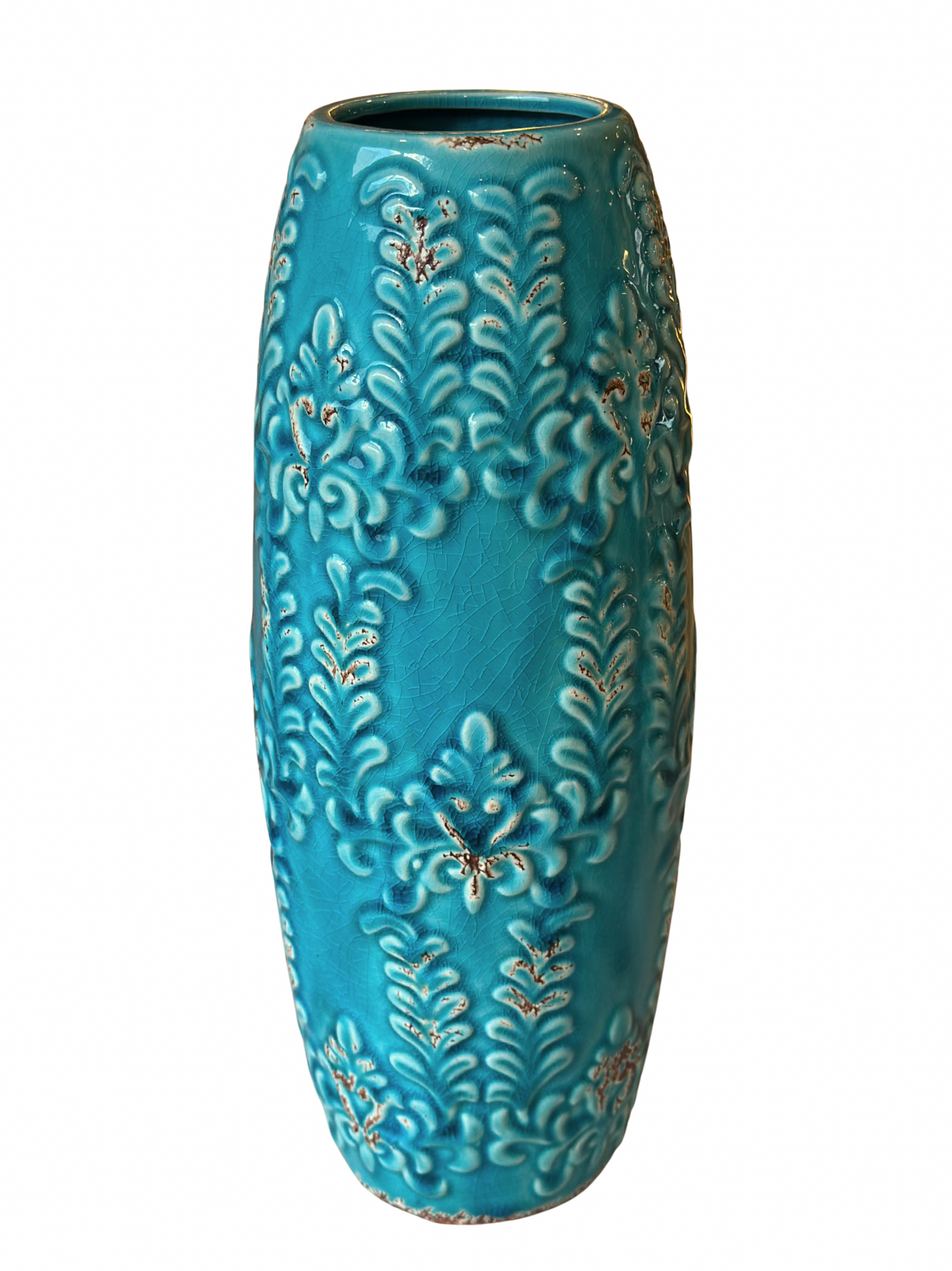 Jarrón Turquesa Vintage (32cm)