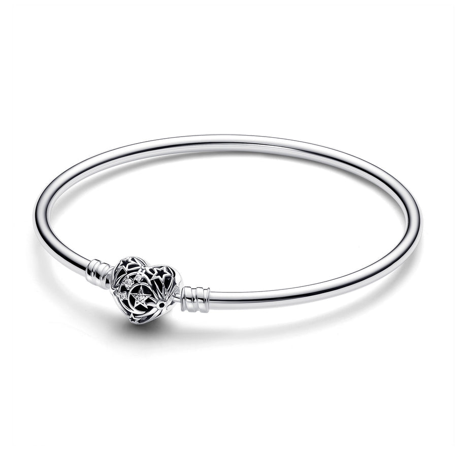 Pulsera Pandora Rigida Celestial Heart Nueva