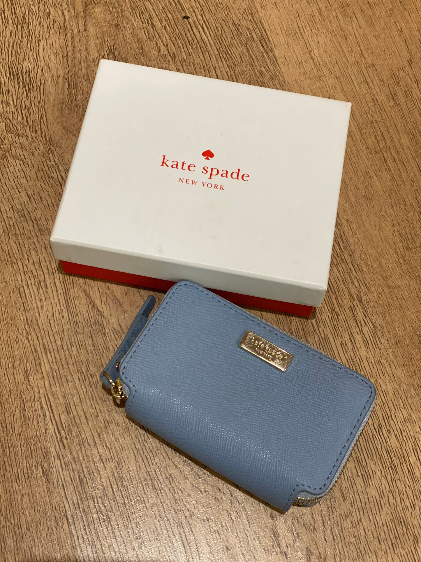 Billetera Pequeña Celeste Kate Spade