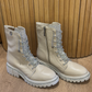 Botas Beige con Brillantes Carmen Steffens (36 BRA)