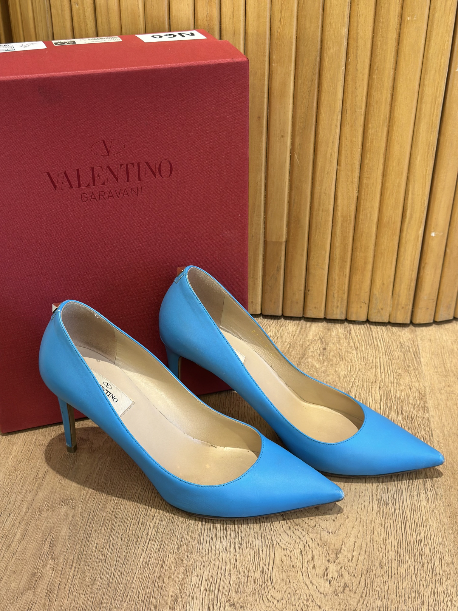 Pumps Celestes Valentino Garavani Rockstud 85 (39)