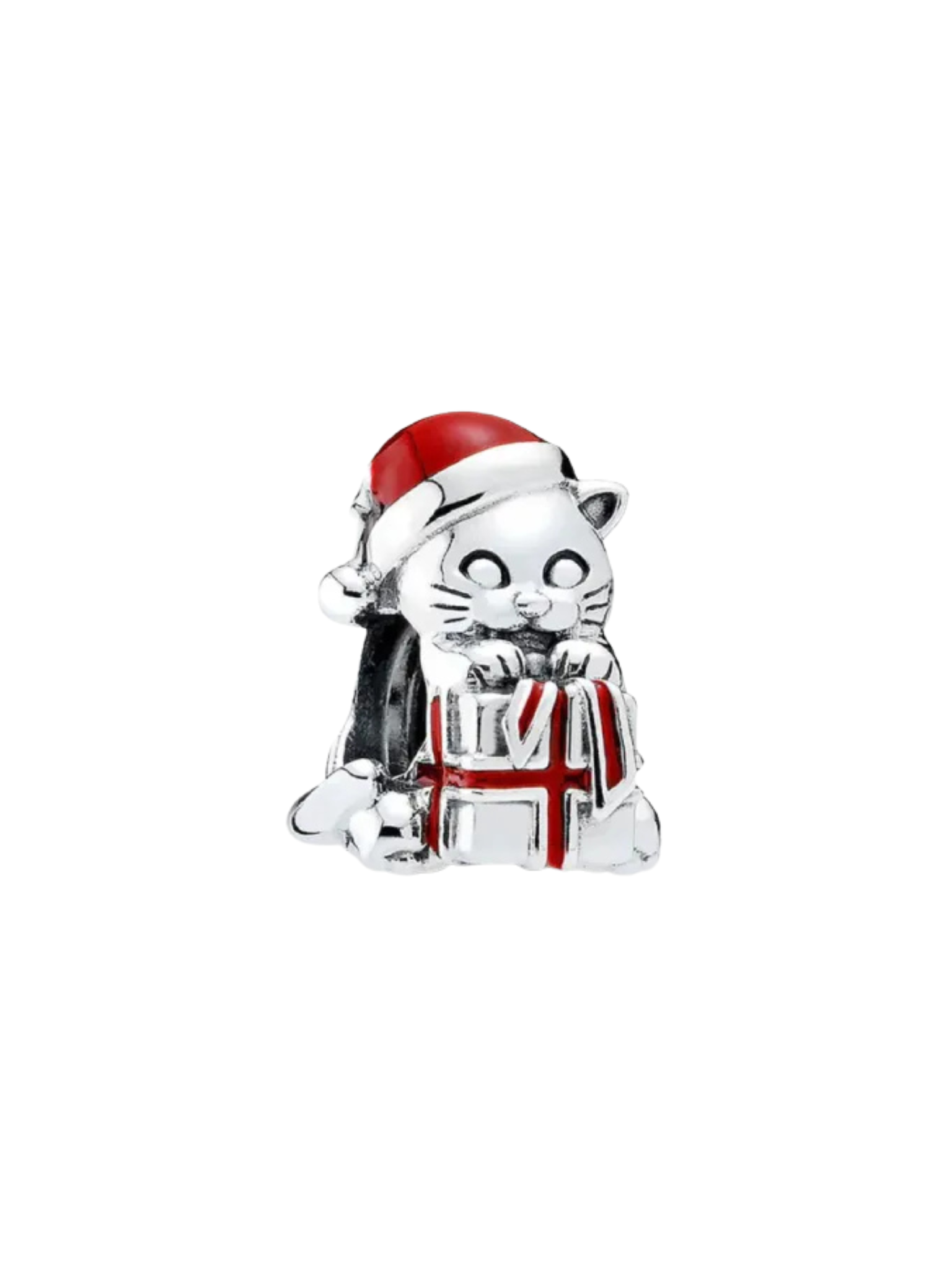 Charm Pandora Gatito de Navidad