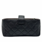 Monedero Mini Pouch Chanel Black Quilted Leather CC