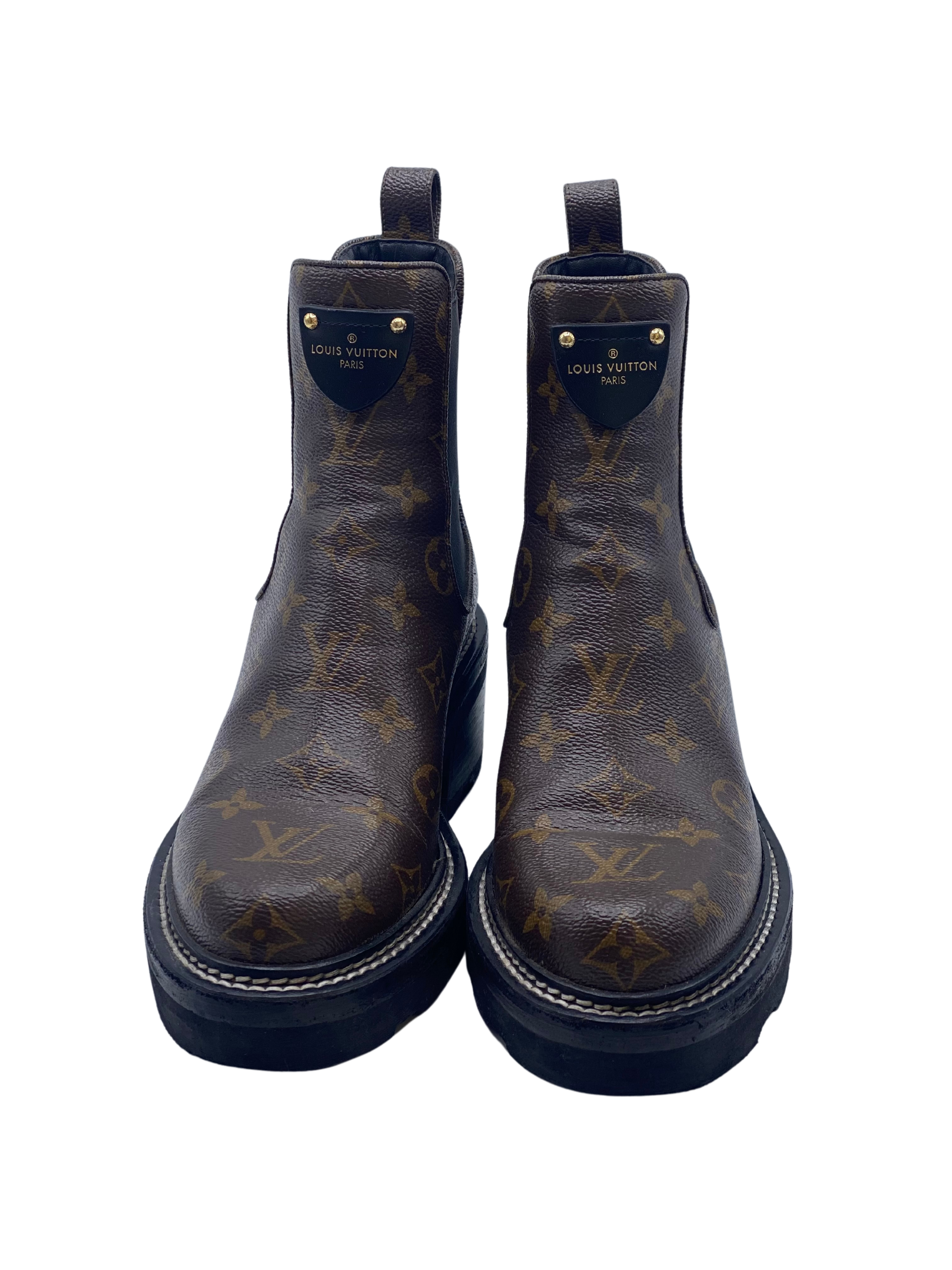 Botas Louis Vuitton Beaubourg Monogram (37)
