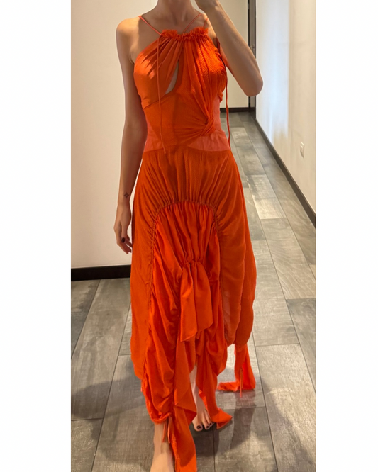 Vestido Florencia Soerensen Naranja