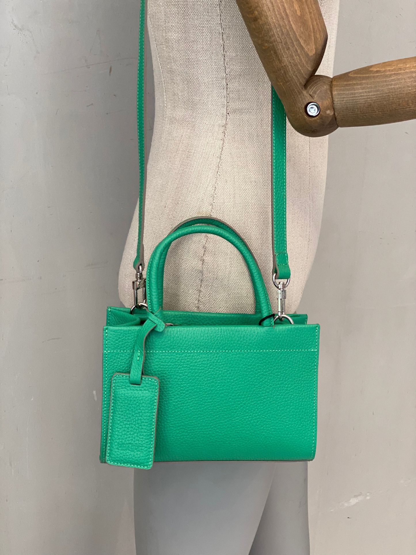 Carterita Verde Prune de Cuero