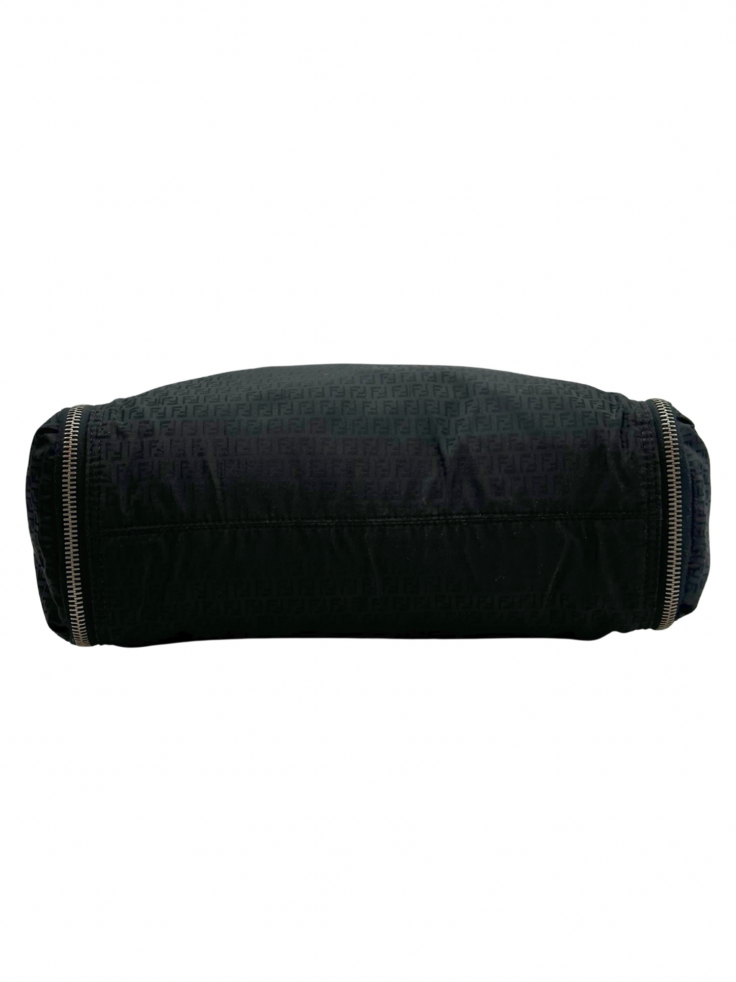 Cartera Negra Fendi Zucca Vintage