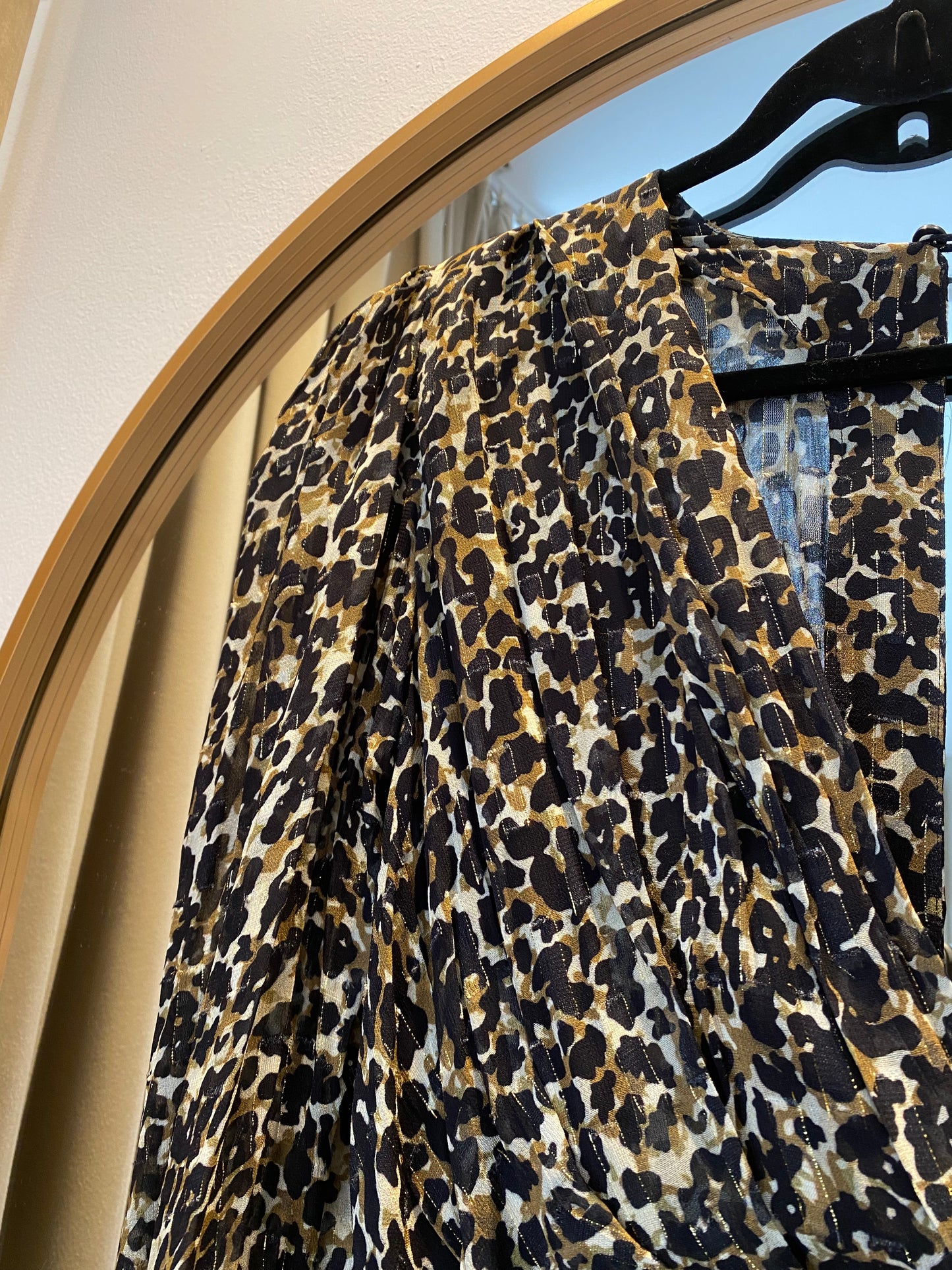 Vestido Maria Cher Animal Print Midi NUEVO (Talle L)