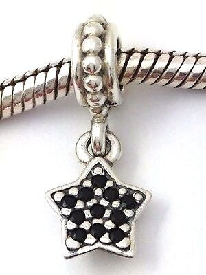 Charm Pandora Colgante Star Pave Black