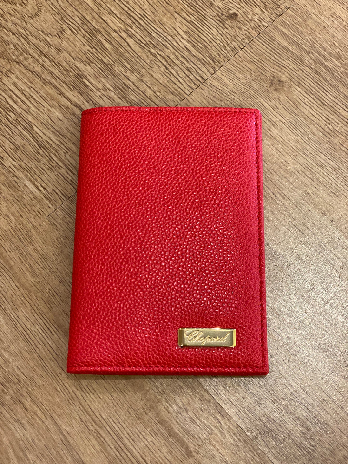 Porta Pasaporte Chopard Rojo Nuevo