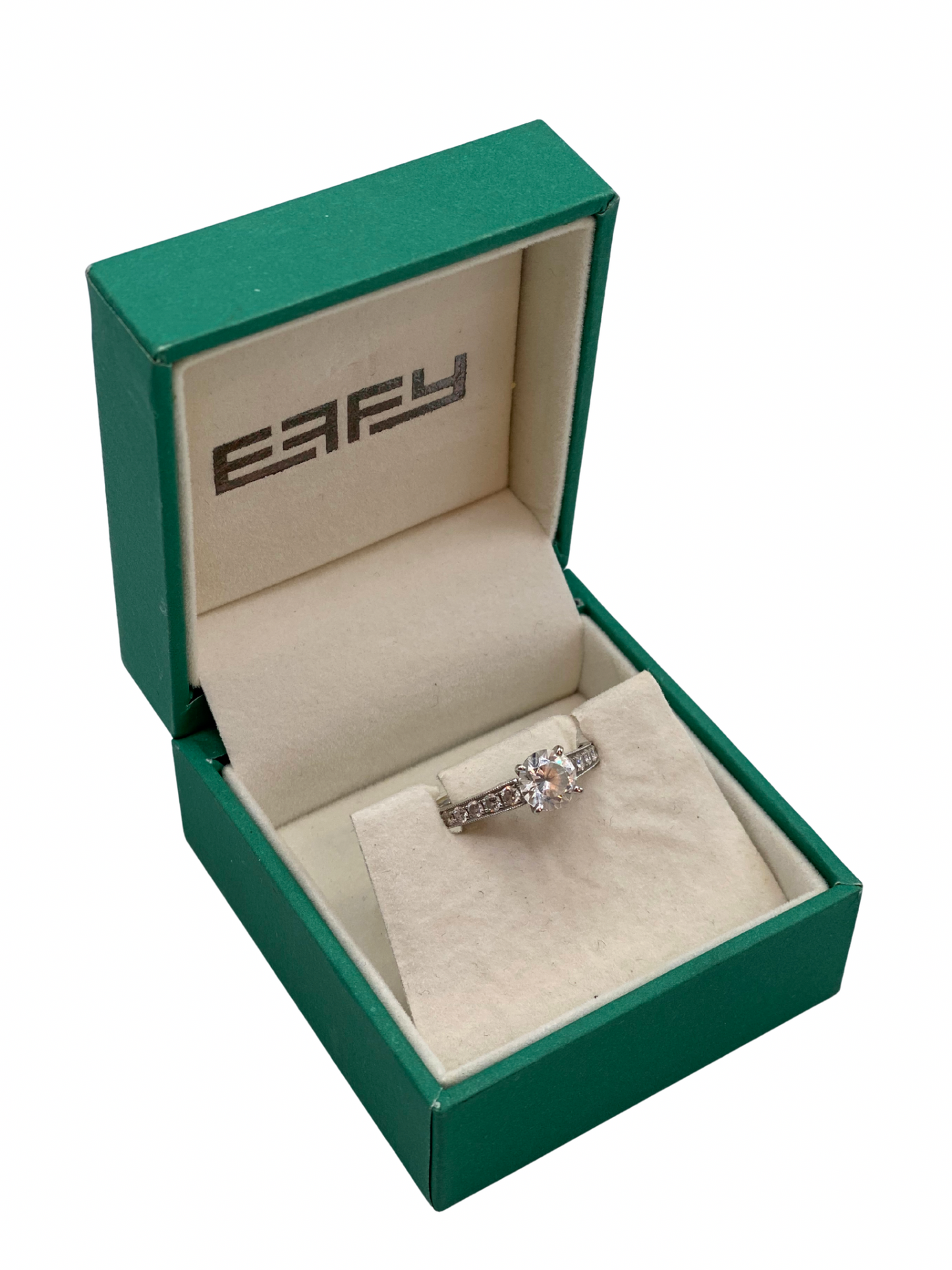 Anillo de Compromiso EFFY de Oro Blanco