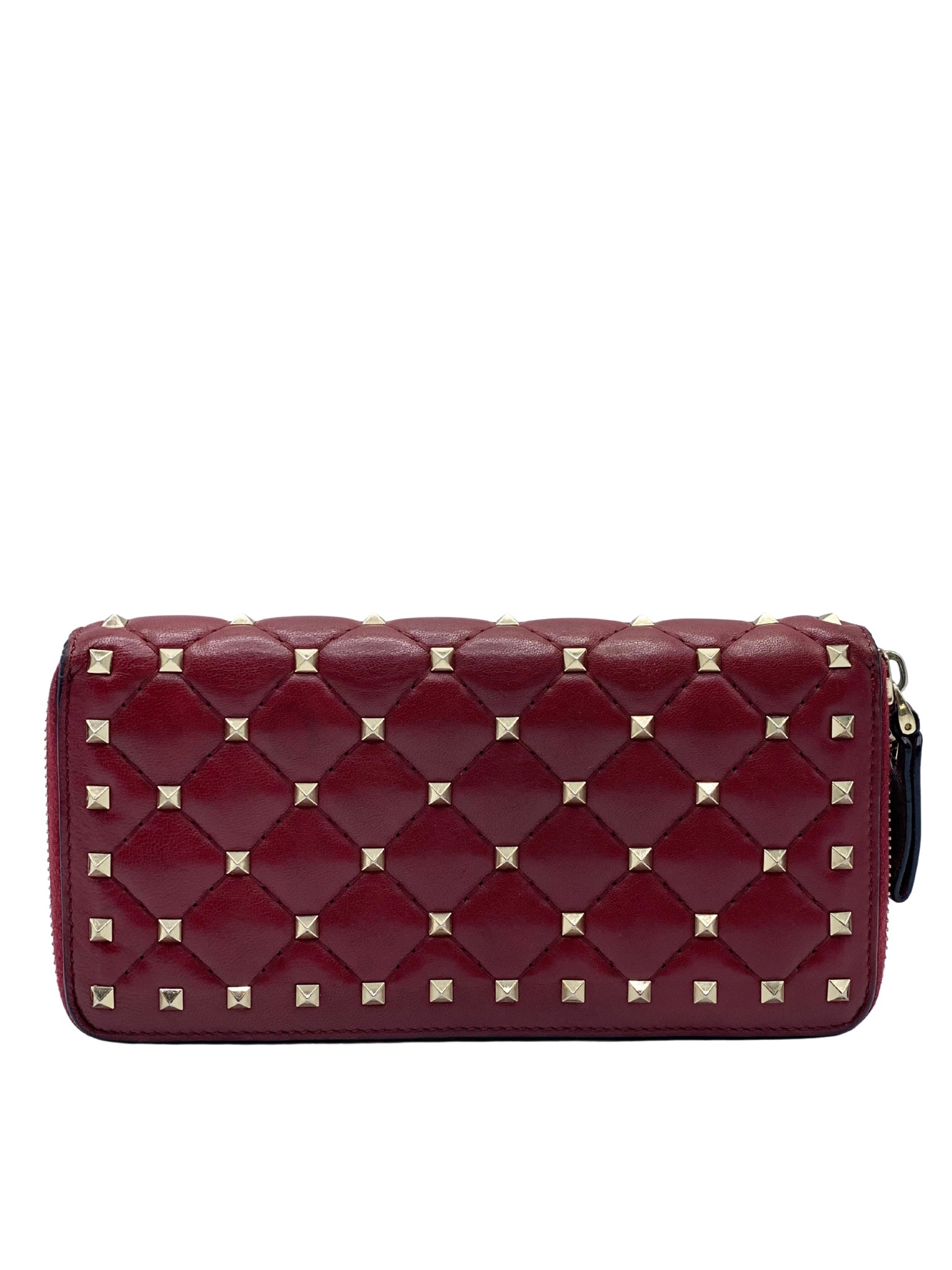 Billetera Valentino Garavani Rockstud Roja