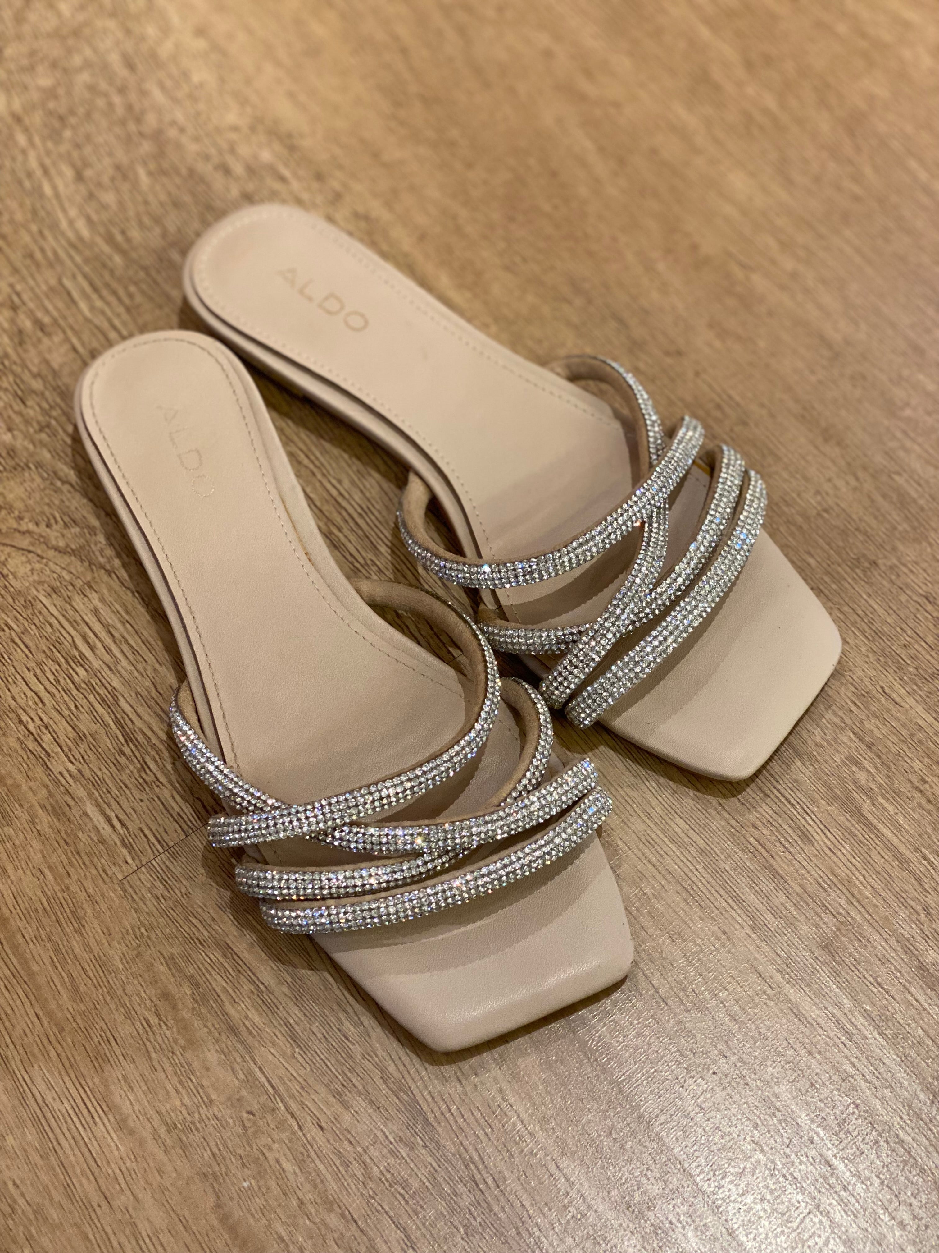 Sandalia Aldo Flat con Brillo (36.5)