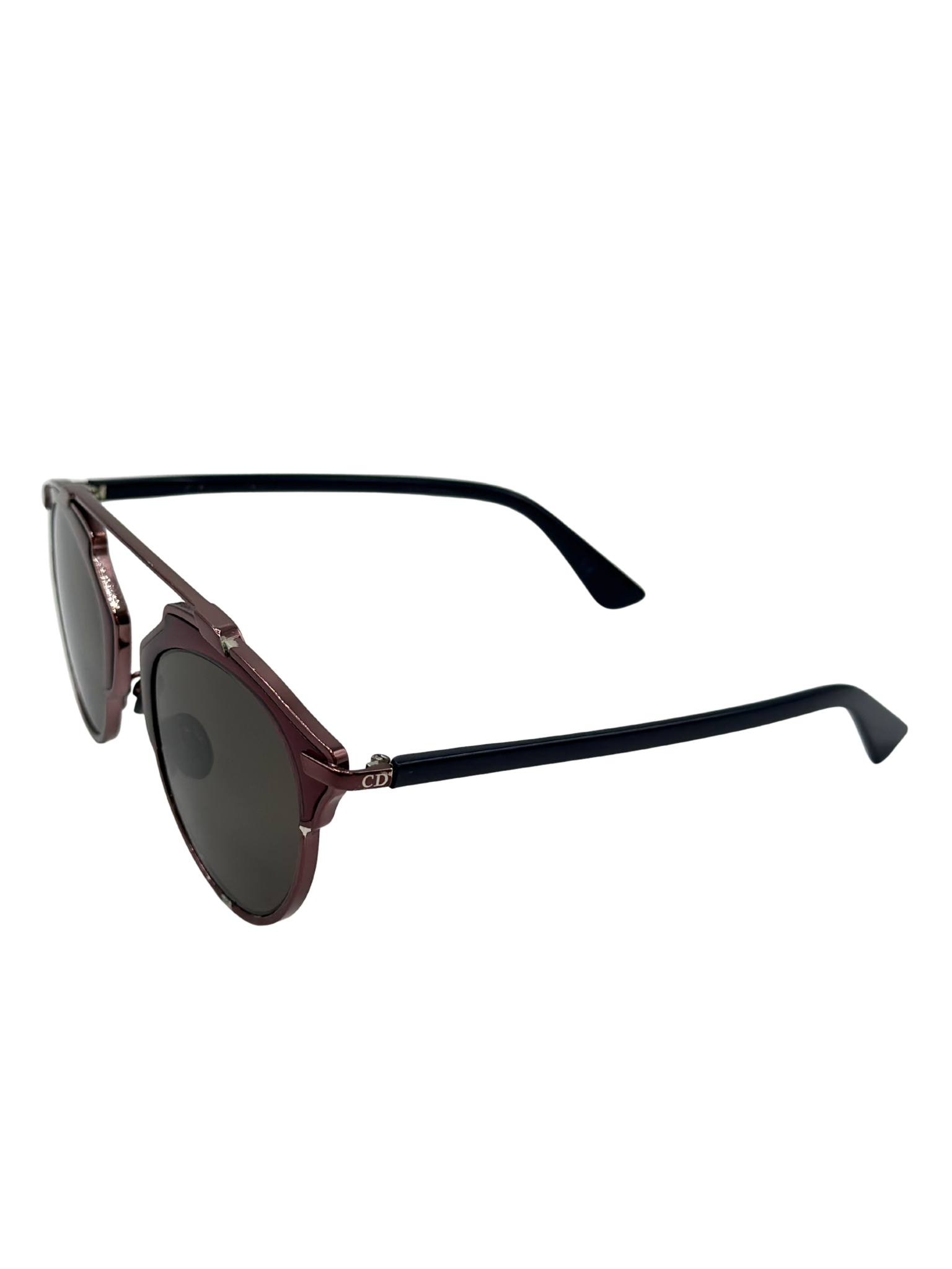 Lente de Sol Dior So Real Burgundy Blue Metal