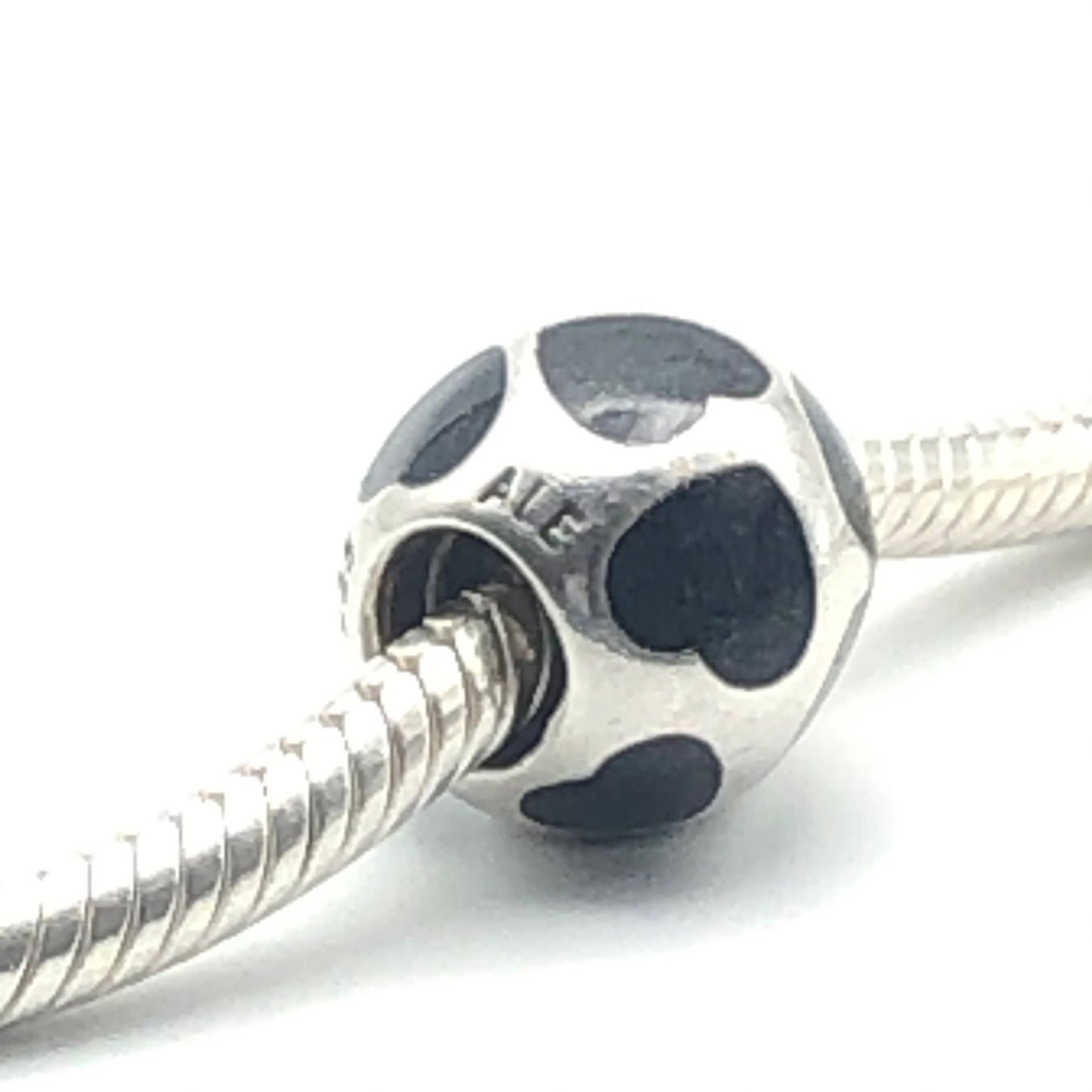 Charm Pandora Enamel Heart Black