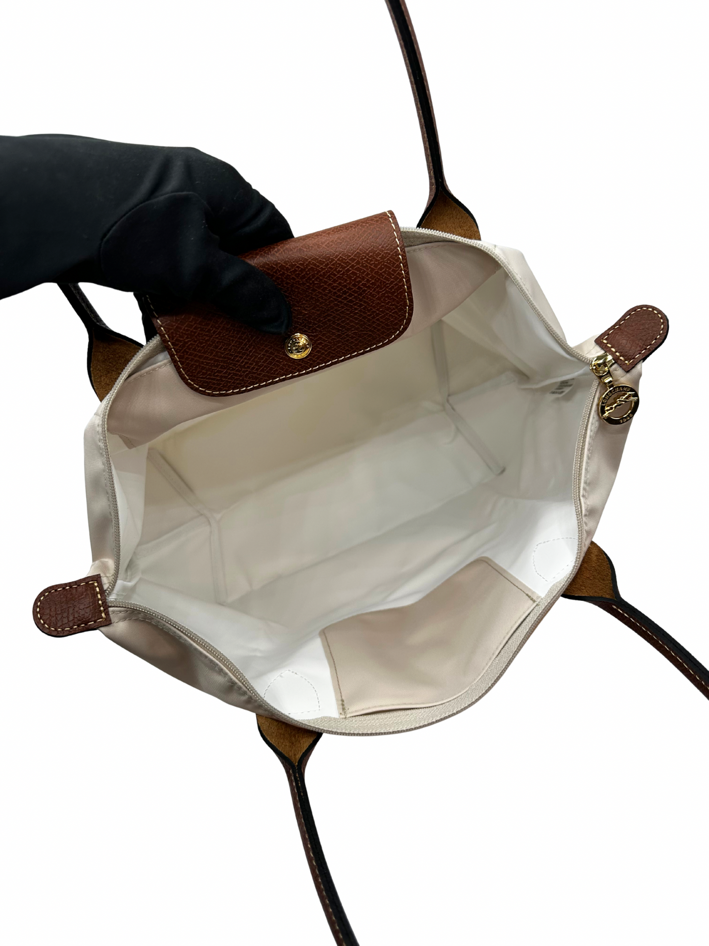 Cartera Beige Longchamp Le Pliage (M)