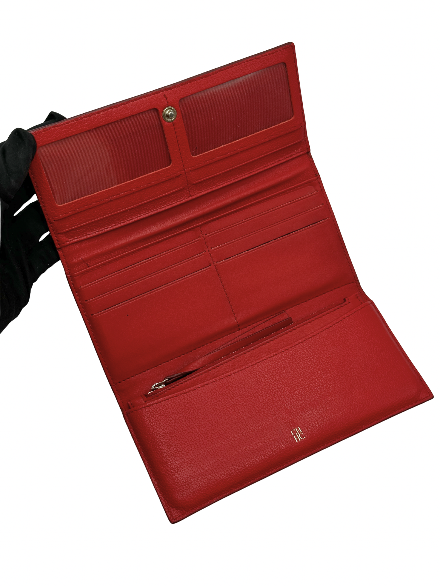 Billetera Roja Carolina Herrera Insignia