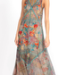 Vestido con Bordado de Flores Johnny Was (Talle M)