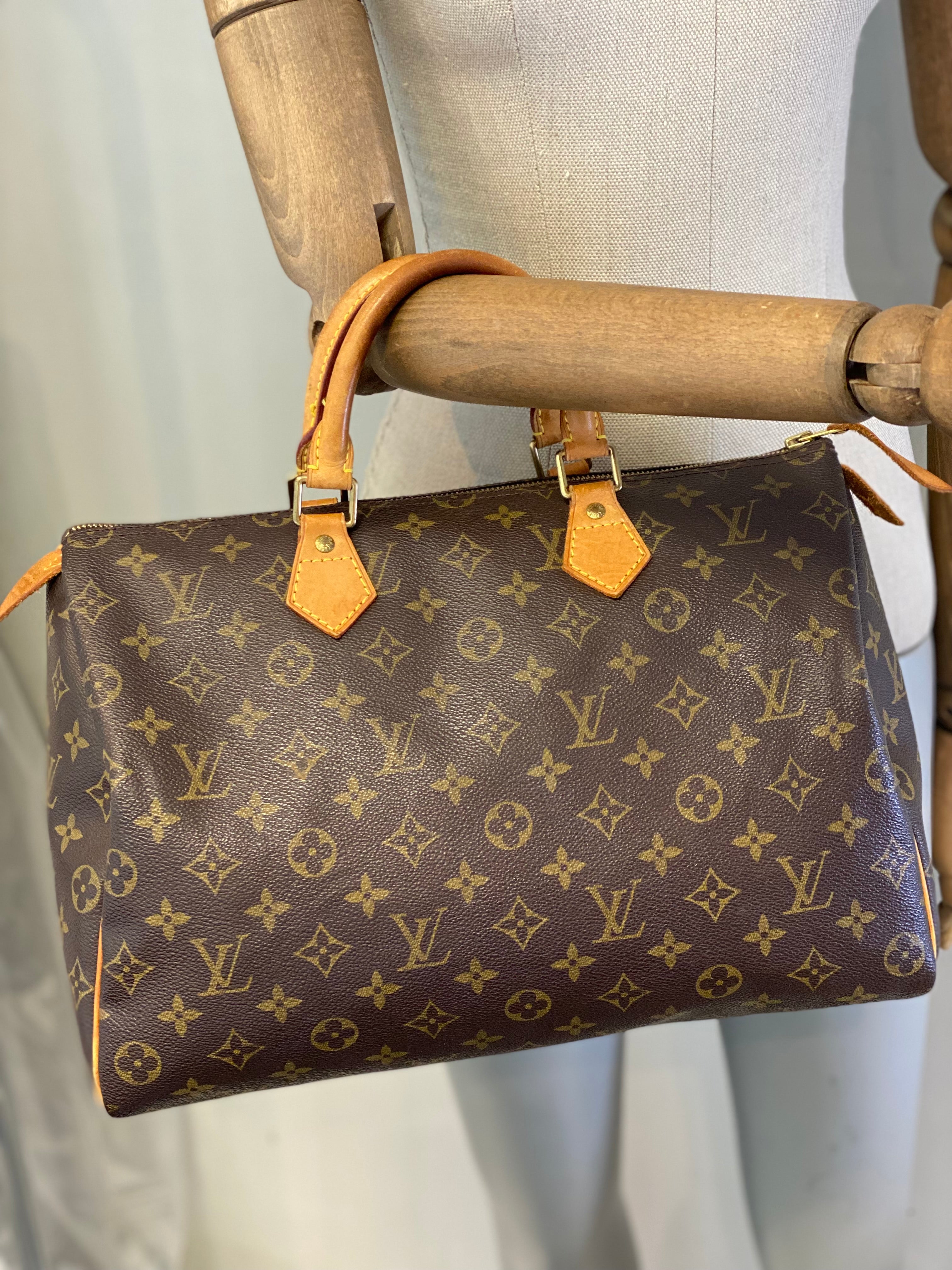 ⁠Cartera Louis Vuitton Speedy 35 Monogram