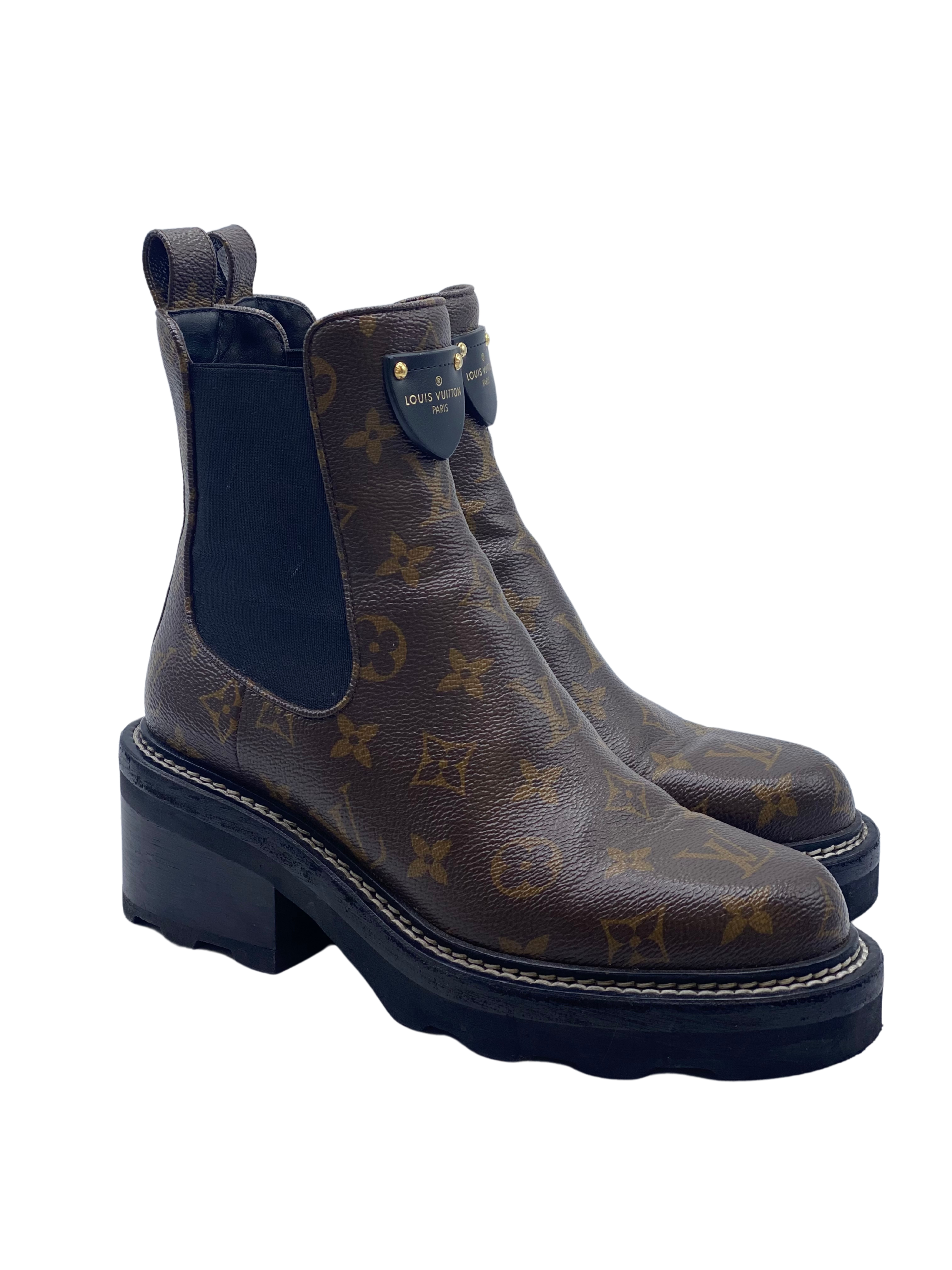 Botas Louis Vuitton Beaubourg Monogram (37)