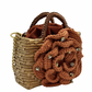 Mini Bolso Cristina Sabatini Crochet Flower Trunk Brown