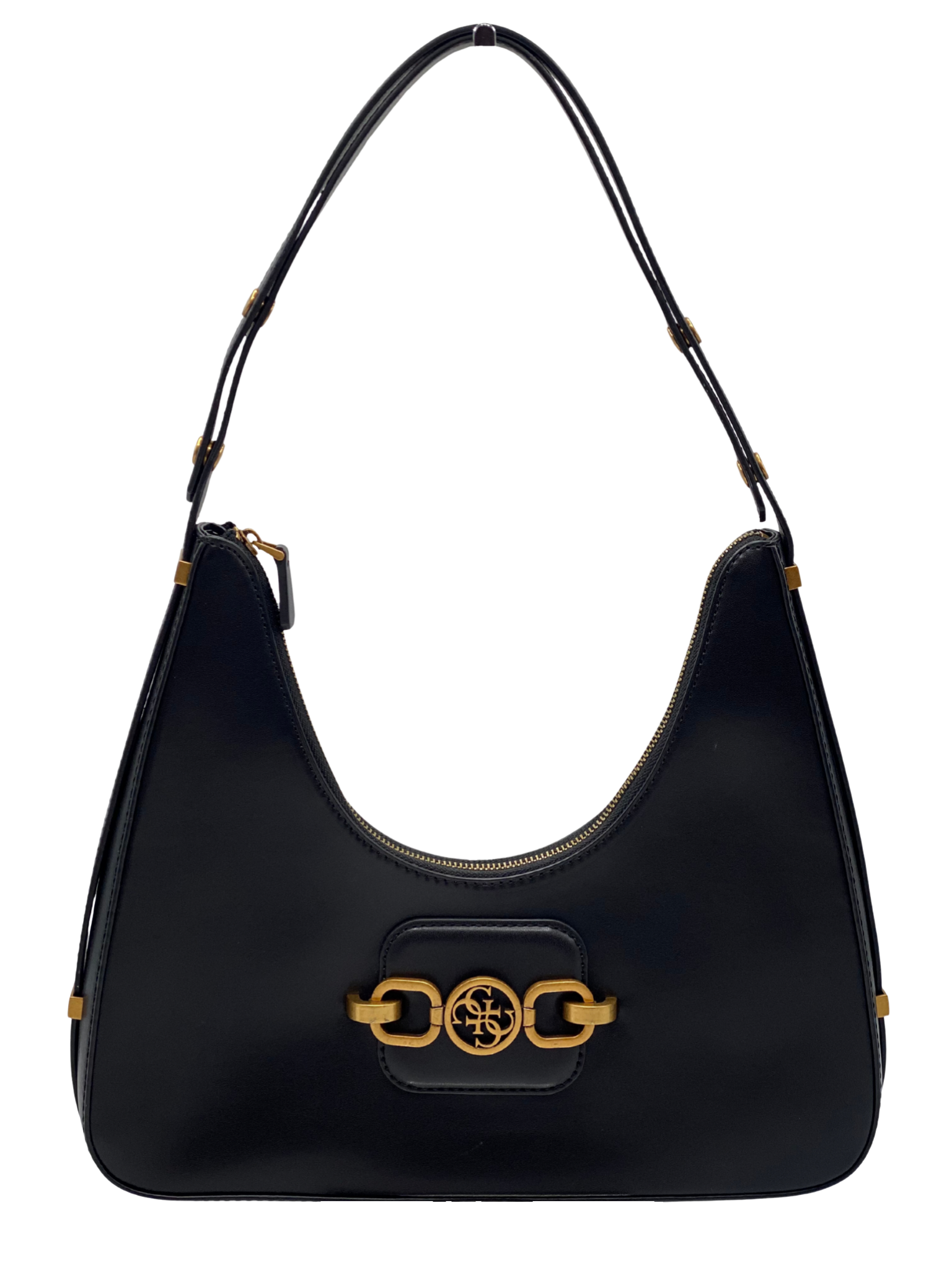 Cartera Negra de Hombro Guess