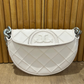 Bandolera Rosa Tory Burch Mini Fleming Soft Crescent