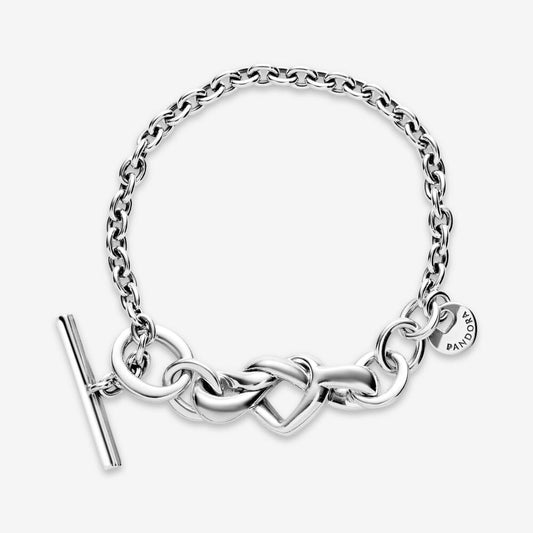 Pulsera Pandora Knotted Hearts 20 cm