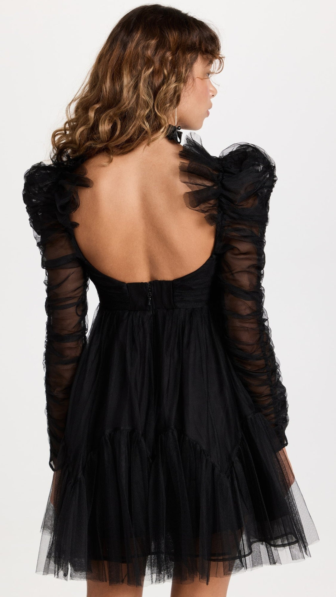 Vestido de Tul Zimmermann Tulle Ruched (Talle 1)
