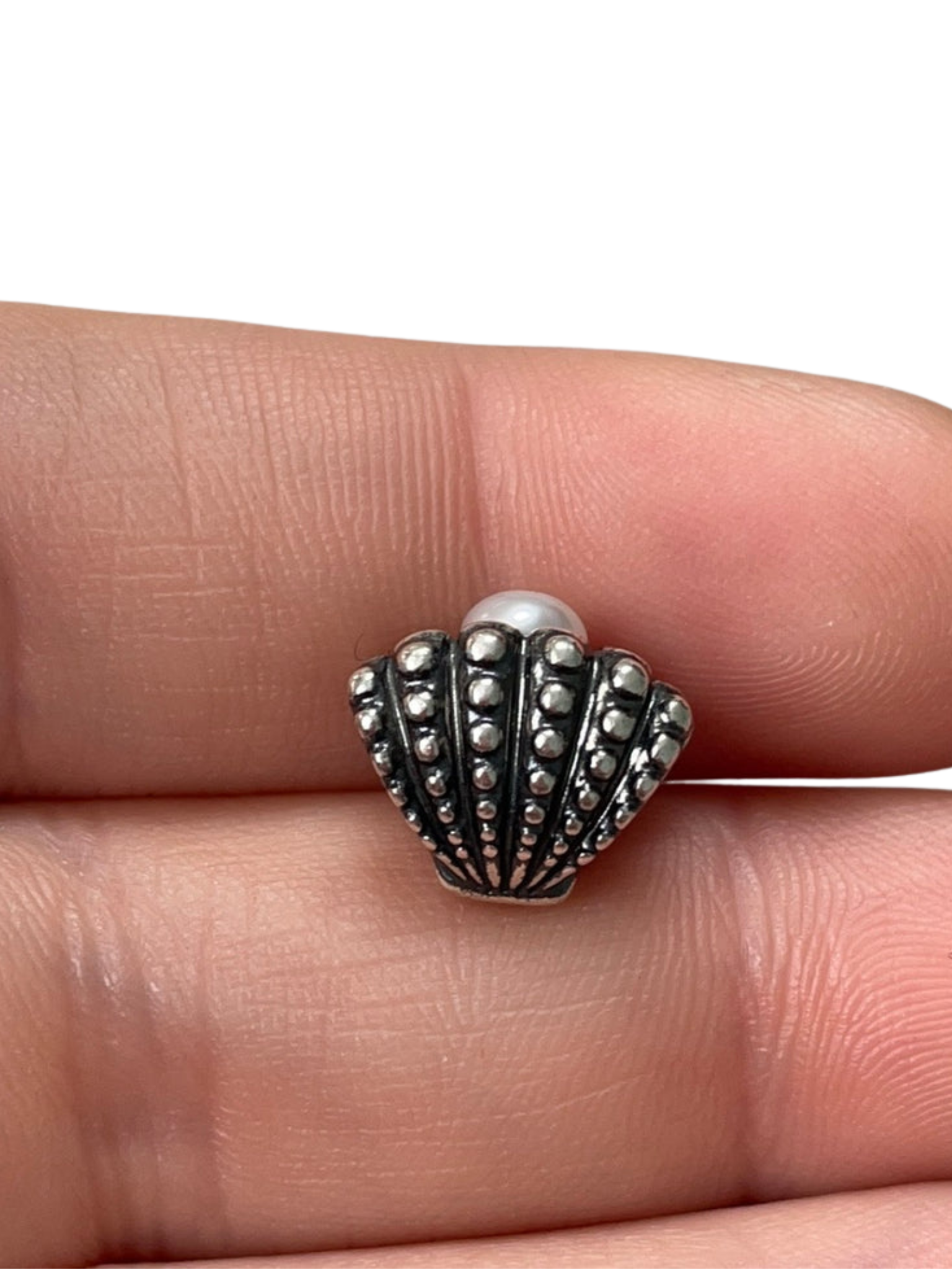 Charm Pandora White Pearl Shell