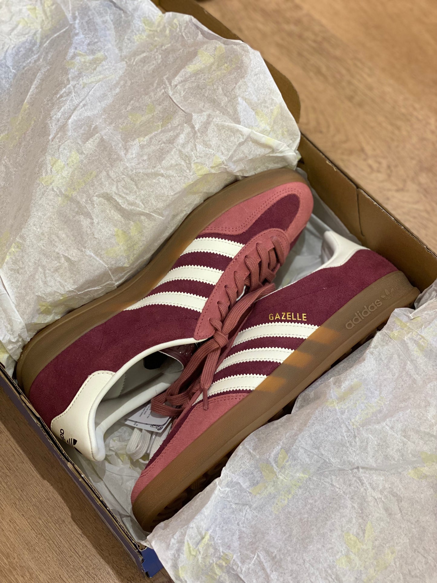 Champion Adidas Gazelle Indoor Maroon (US 9.5 Masc)