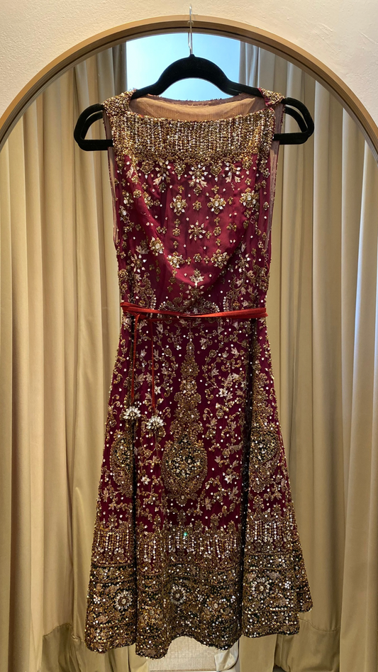 Vestido Corto con Lentejuelas Javier Saiach (M)