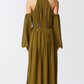 Vestido Verde Oliva Pinko (42)