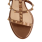 Sandalias Bronce Valentino Garavani Rockstud (37.5)