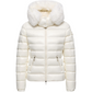 Campera Acolchada Blanca Moncler (Talle S)