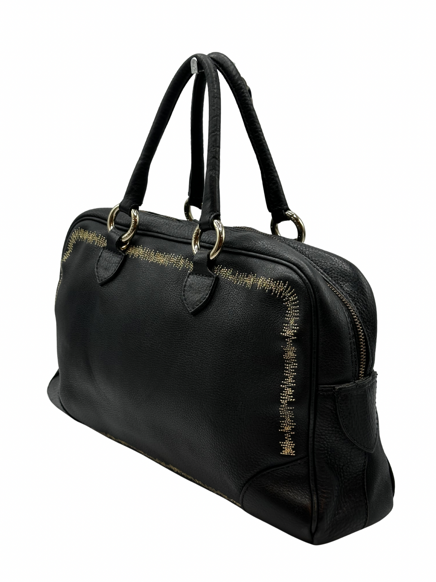 Cartera de Mano Negra Luz Da Lua