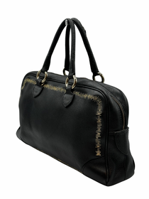 Cartera de Mano Negra Luz Da Lua